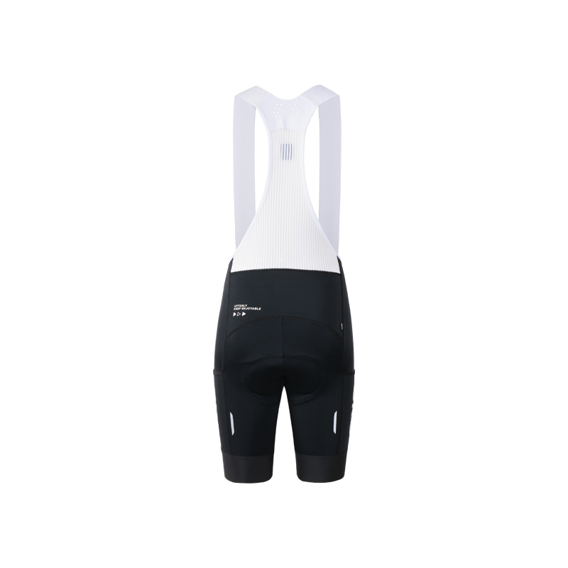 Women's Cargo Bib Shorts Yun Lan-Black
