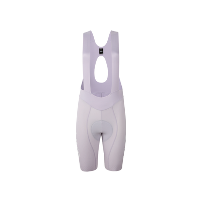 Women's Seamless Bib Shorts Curly Shu-Pale morning glory purple