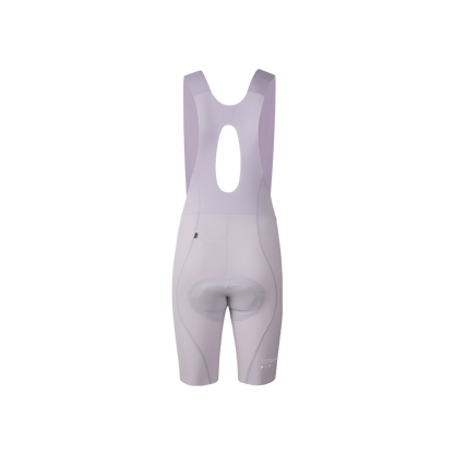 Women's Seamless Bib Shorts Curly Shu-Pale morning glory purple
