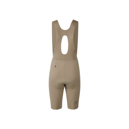 Women's Seamless Bib Shorts SI-1 Curly Shu-Grayish brown