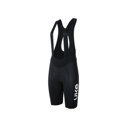 Women's Seamless Bib Shorts SI-1 Curly Shu-Black