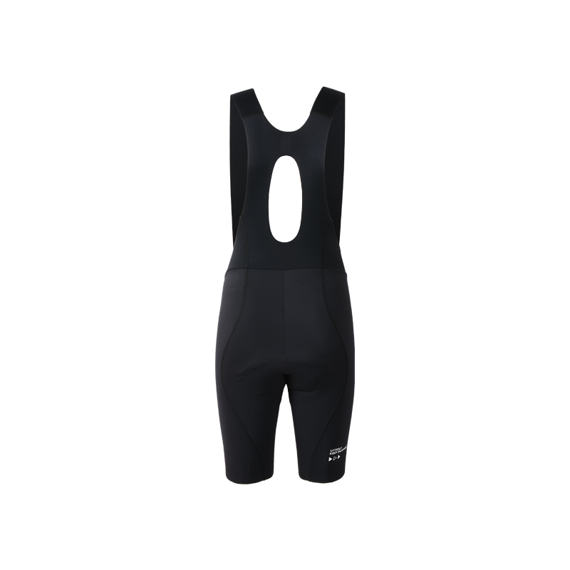 Women's Seamless Bib Shorts SI-1 Curly Shu-Black