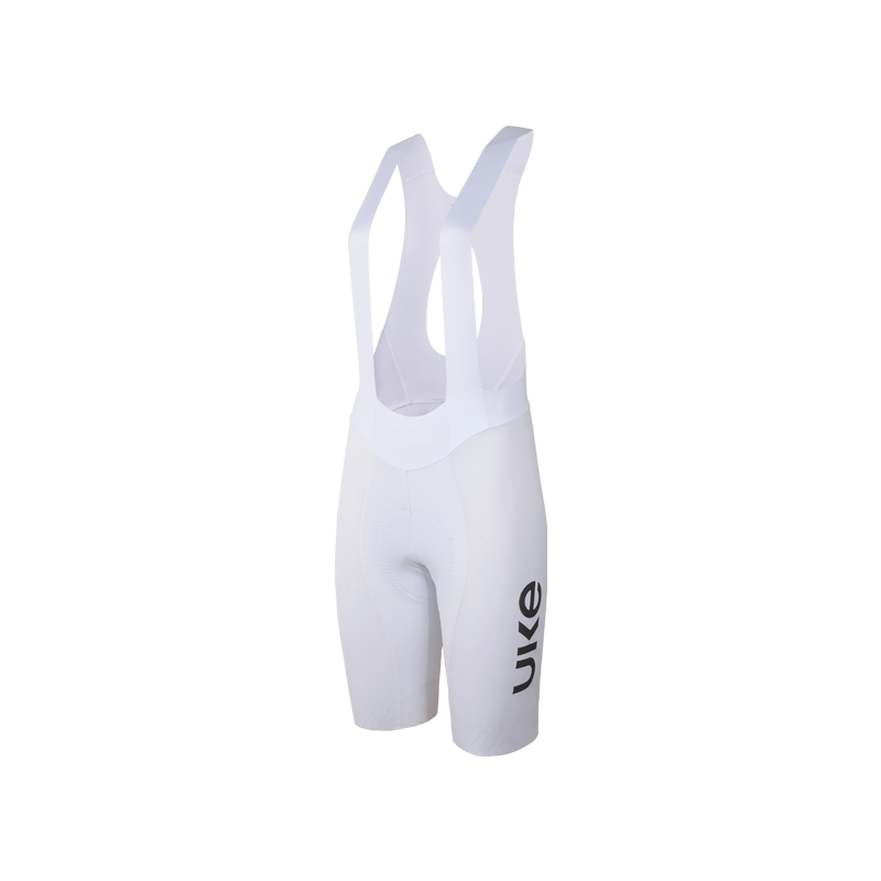 Women's Seamless Bib Shorts SI-1 Curly Shu-White