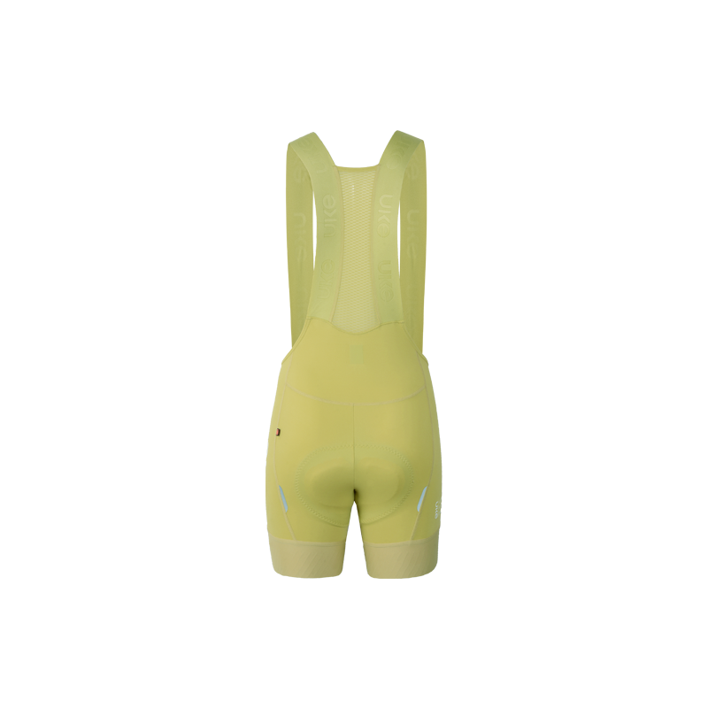 Women's EIT Ultra Bib Shorts PRO Chuncheng-Pale yellow