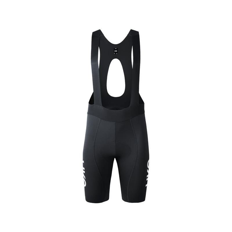Men's Seamless Bib Shorts SI-1 Shatter the sky - Black
