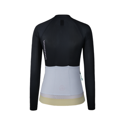 Jersey manga larga para mujer SI-1 YunYu-Negro
