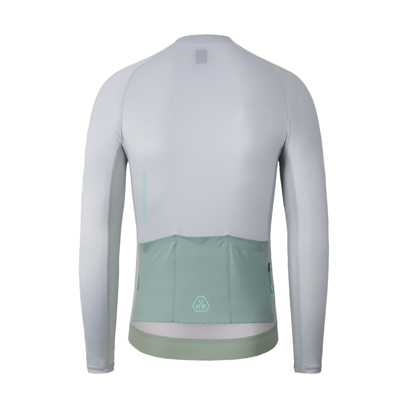Men's LS Jersey SI-1 Qingzhang-Silver blue