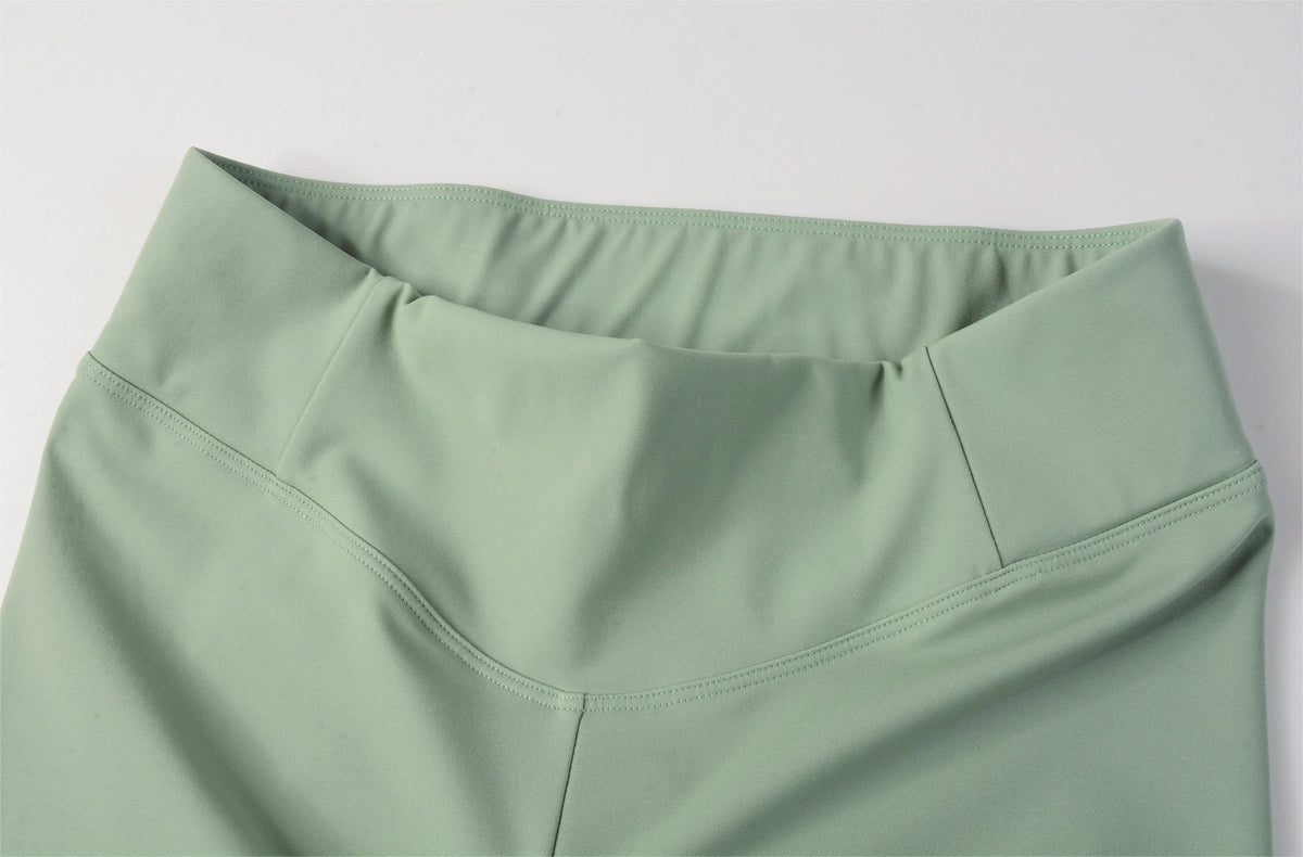 Women's Seamless Shorts CL-1 Astonishing Goose-Sage green