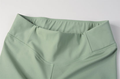Women's Seamless Shorts CL-1 Astonishing Goose-Sage green