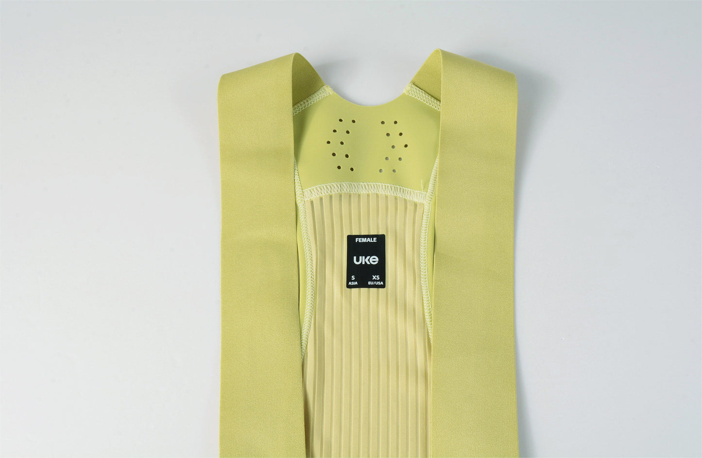 Women's Cargo Bib Shorts Yun Lan-Pale yellow