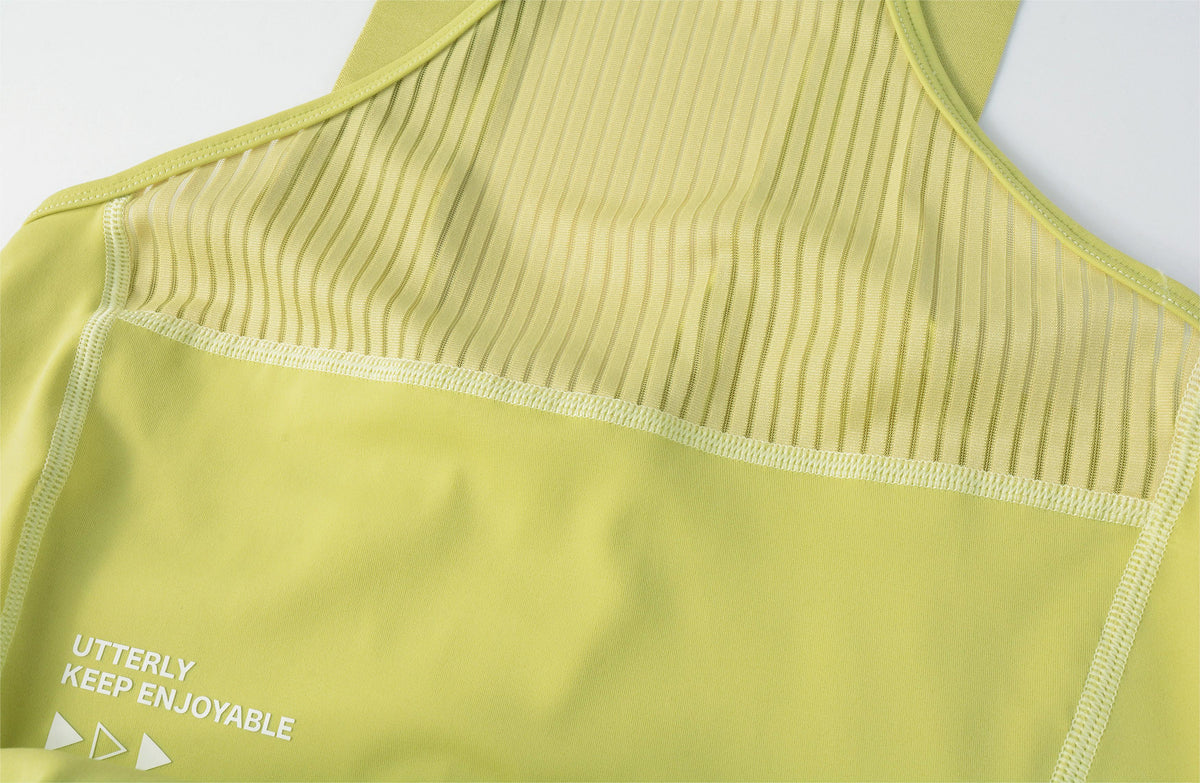 Women's Cargo Bib Shorts Yun Lan-Pale yellow