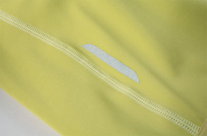 Women's Cargo Bib Shorts Yun Lan-Pale yellow