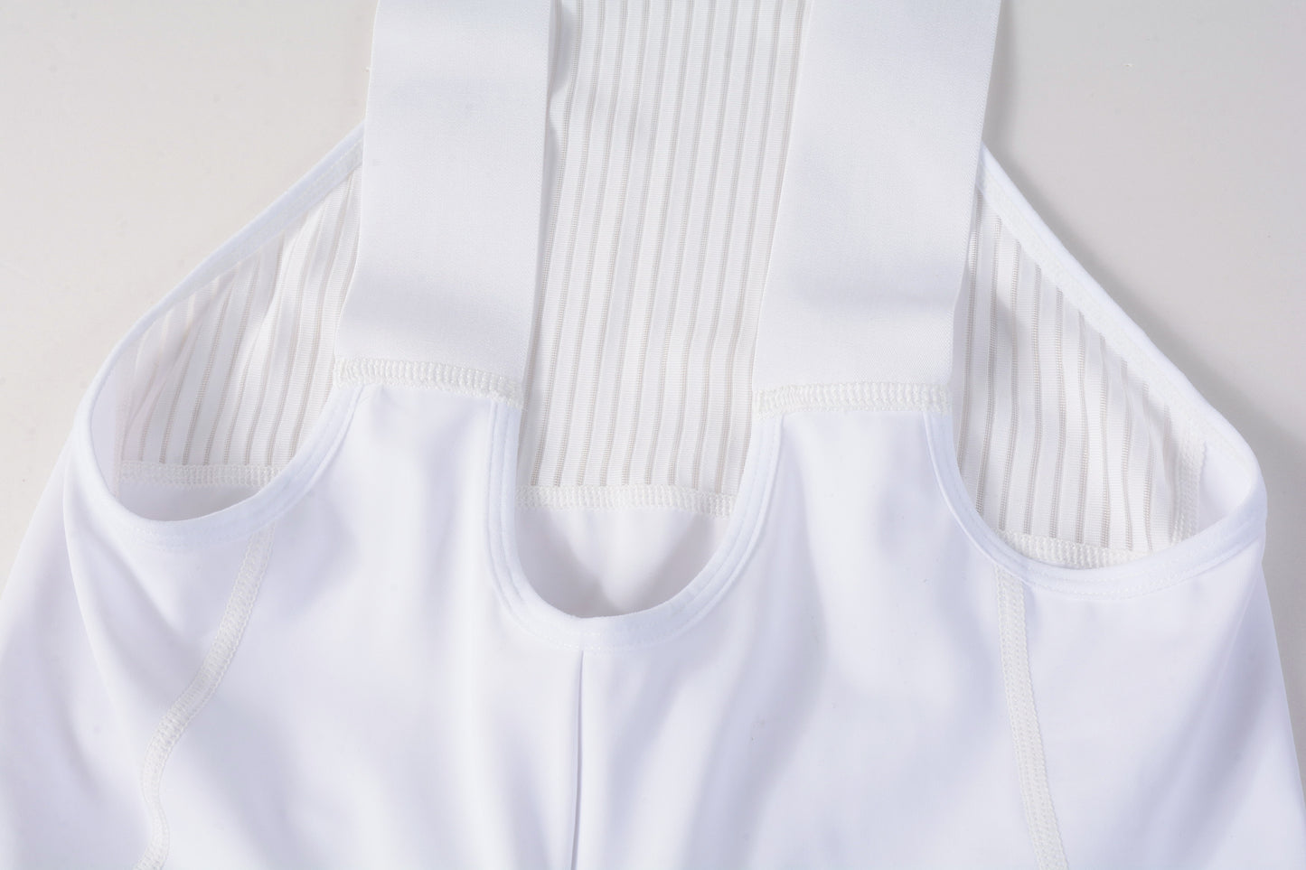 Culotte ciclista con tirantes cargo de mujer Yun Lan-White