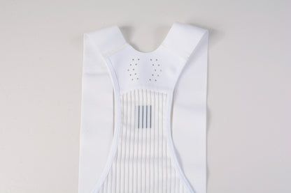 Culotte ciclista con tirantes cargo de mujer Yun Lan-White