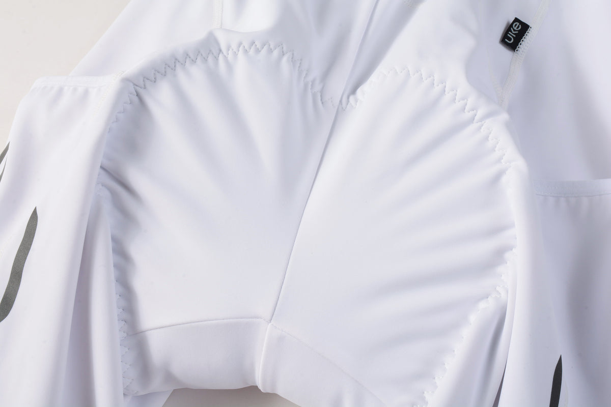 Culotte ciclista con tirantes cargo de mujer Yun Lan-White