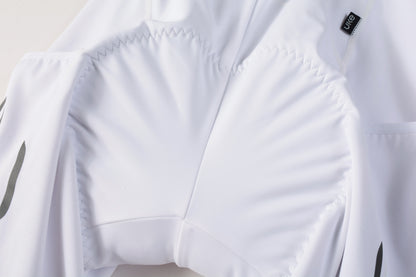 Culotte ciclista con tirantes cargo de mujer Yun Lan-White