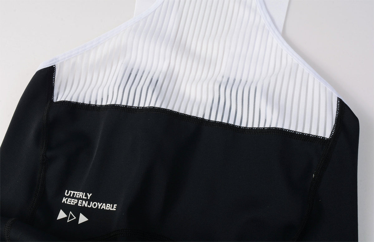 Women's Cargo Bib Shorts Yun Lan-Black