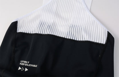 Women's Cargo Bib Shorts Yun Lan-Black