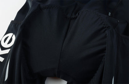 Women's Cargo Bib Shorts Yun Lan-Black