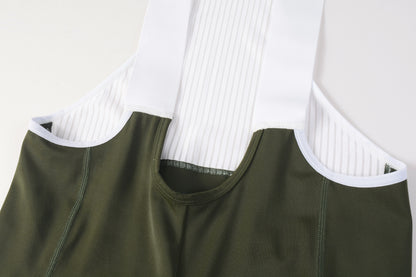 Men's Cargo Bib Shorts CL-1 Gaowu -Army green