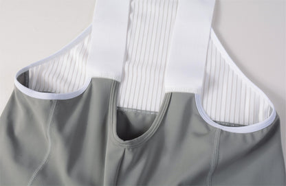 Men's Cargo Bib Shorts CL-1 Gaowu -Silver moon