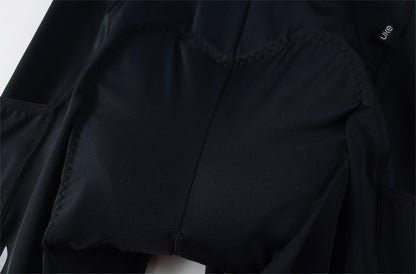 Men's Cargo Bib Shorts CL-1 Gaowu -Black