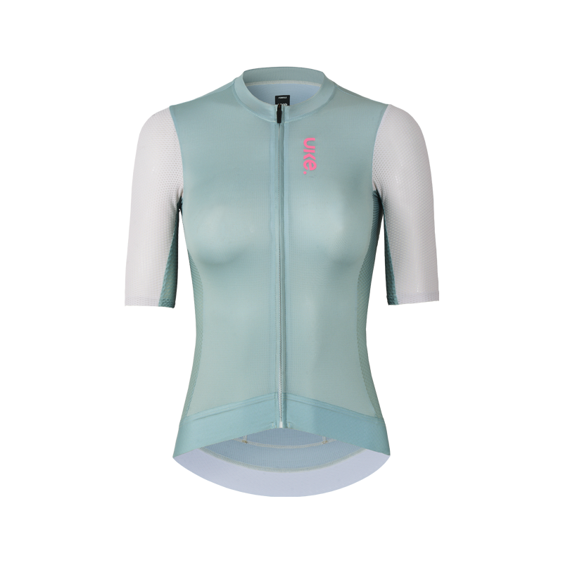Women's Jersey SI-1 Moving clouds-Sage green
