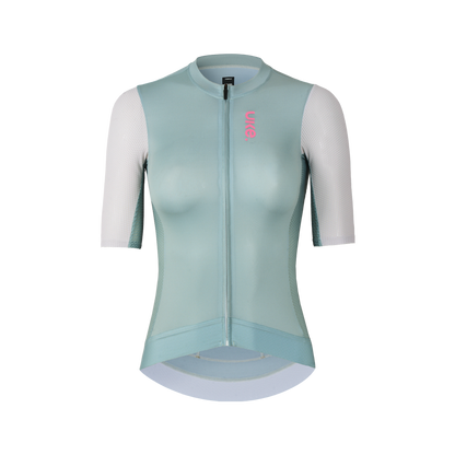 Women's Jersey SI-1 Moving clouds-Sage green