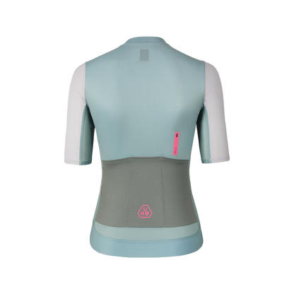 Women's Jersey SI-1 Moving clouds-Sage green