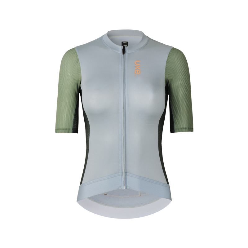 Maillot de mujer SI-1 Nubes en movimiento-Verde grisáceo claro