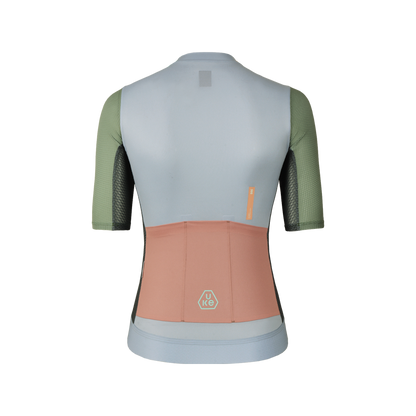 Maillot de mujer SI-1 Nubes en movimiento-Verde grisáceo claro