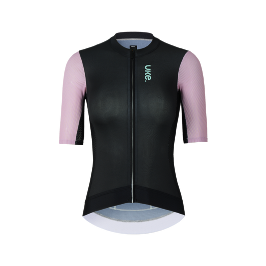 Maillot de mujer SI-1 Nubes en movimiento - Negro rosa