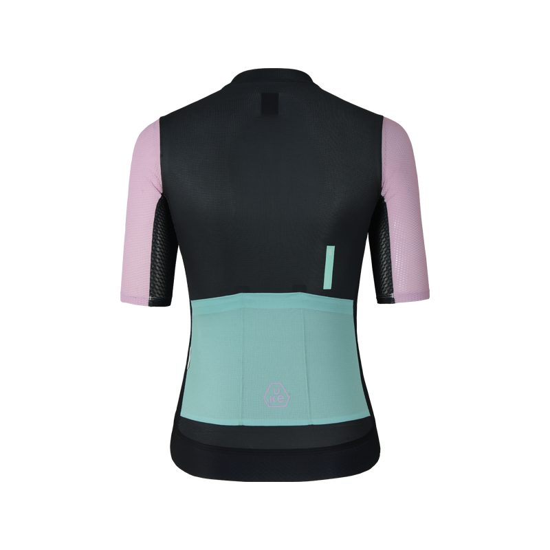 Women's Jersey SI-1 Moving clouds-Black pink