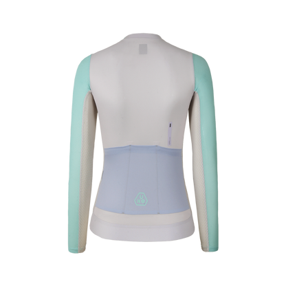 Women's LS Jersey SI-1 Floating scenery-Oat green