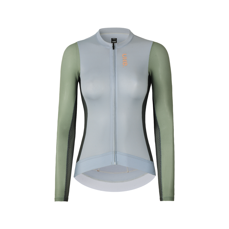 Jersey de manga larga para mujer SI-1 Floating scenery-Verde grisáceo claro