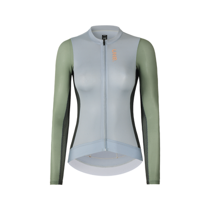 Jersey de manga larga para mujer SI-1 Floating scenery-Verde grisáceo claro