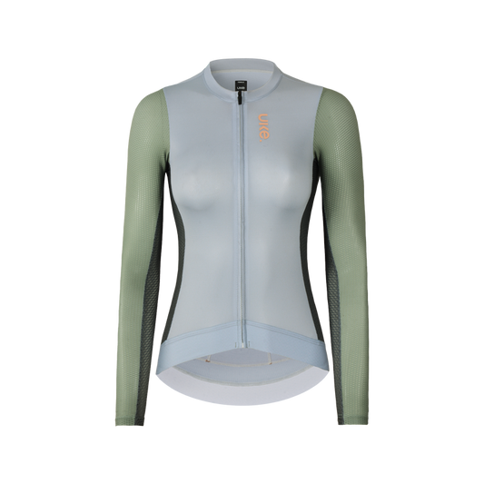 Jersey de manga larga para mujer SI-1 Floating scenery-Verde grisáceo claro