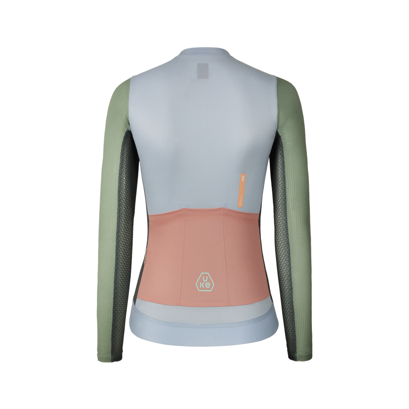 Jersey de manga larga para mujer SI-1 Floating scenery-Verde grisáceo claro