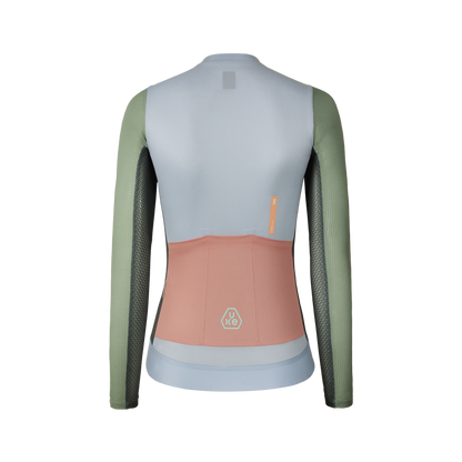 Jersey de manga larga para mujer SI-1 Floating scenery-Verde grisáceo claro