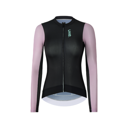Women's LS Jersey SI-1 Floating scenery-Black pink