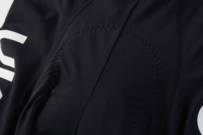 Men's Seamless Bib Shorts SI-1 Shatter the sky - Black