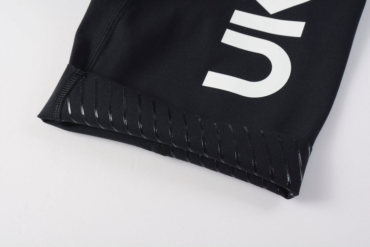 Men's Seamless Bib Shorts SI-1 Shatter the sky - Black