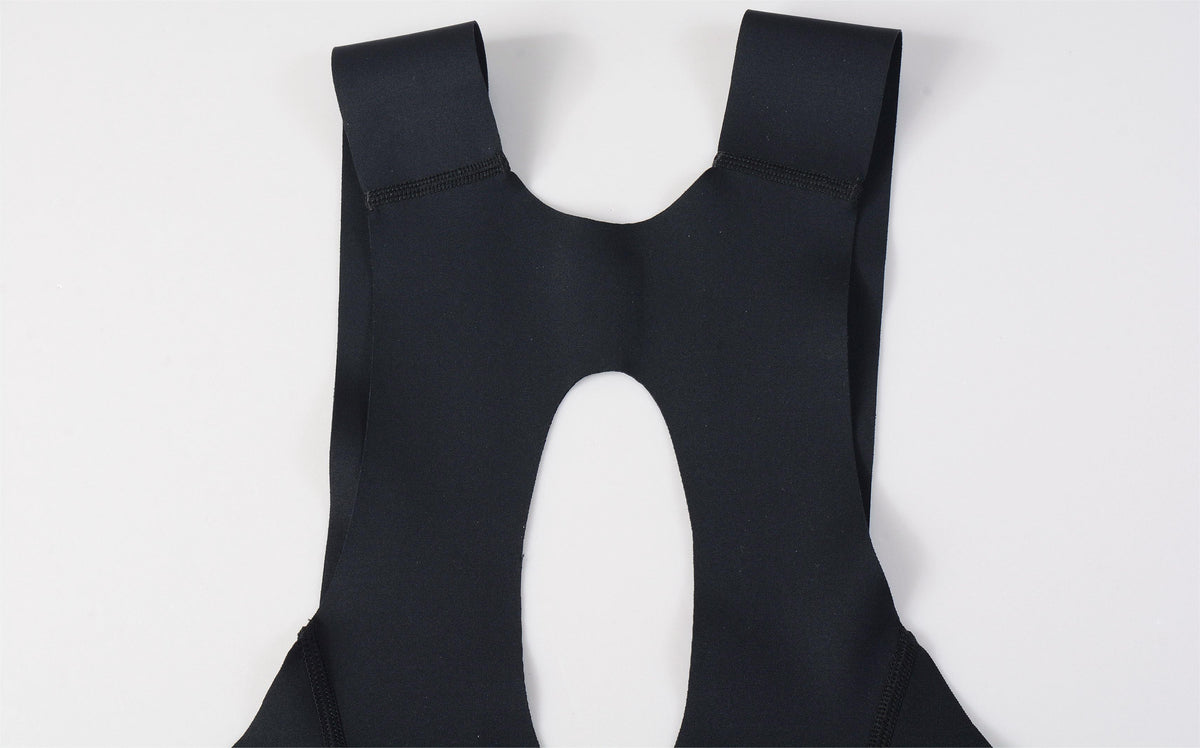 Women's Seamless Bib Shorts SI-1 Curly Shu-Black