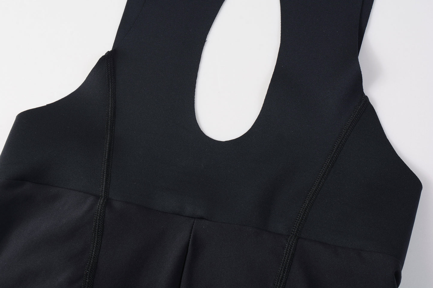 Men's Seamless Bib Shorts SI-1 Shatter the sky - Black