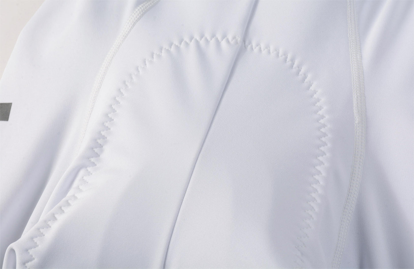 Women's Seamless Bib Shorts SI-1 Curly Shu-White