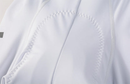 Women's Seamless Bib Shorts SI-1 Curly Shu-White