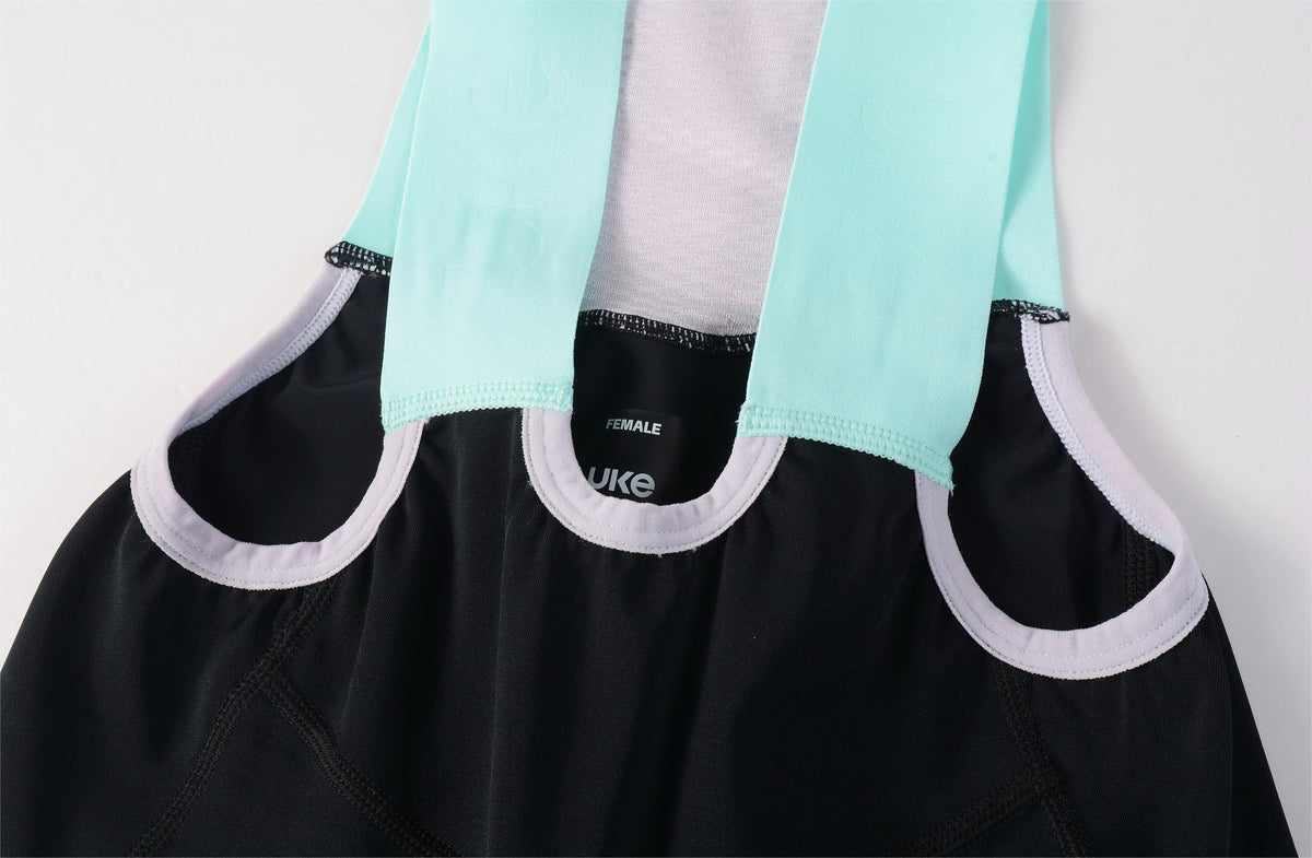 Women's EIT Ultra Bib Shorts PRO Chuncheng-Black mint green