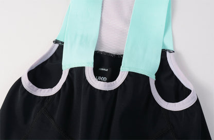 Women's EIT Ultra Bib Shorts PRO Chuncheng-Black mint green