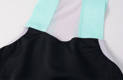 Women's EIT Ultra Bib Shorts PRO Chuncheng-Black mint green
