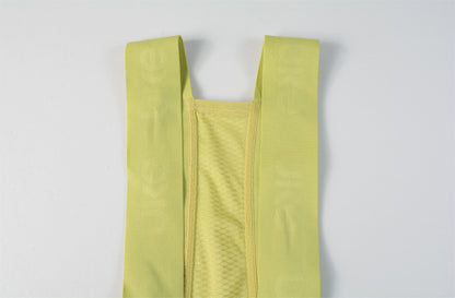 Women's EIT Bib Shorts PRO Xia Chi-Pale yellow
